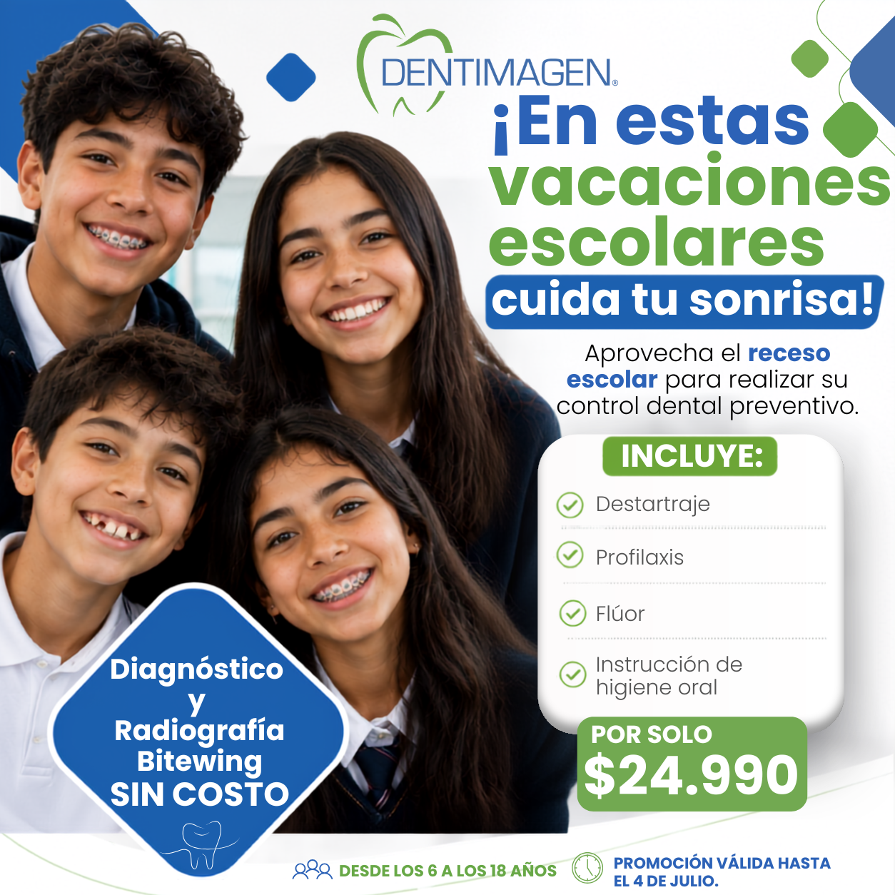 PROMOCION LIMPIEZA DENTIMAGEN CONVENIO